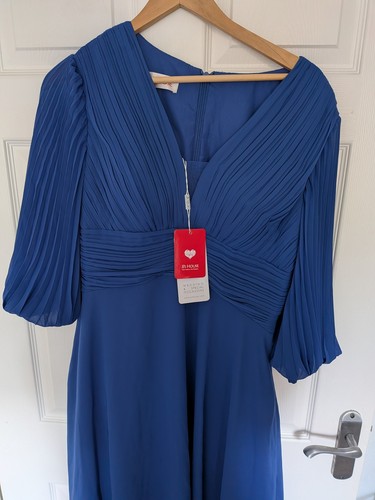 House royal blue pleated - royal,