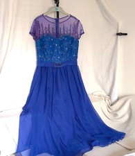 Long Royal blue wedding &