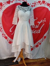 Wedding dress size 10 white